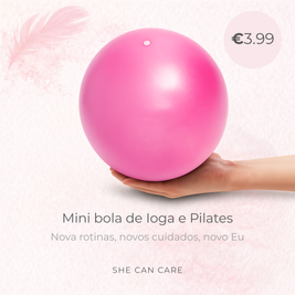 Bola de Ioga e Pilates PVC mini 25cm