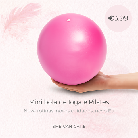 Bola de Ioga e Pilates PVC mini 25cm