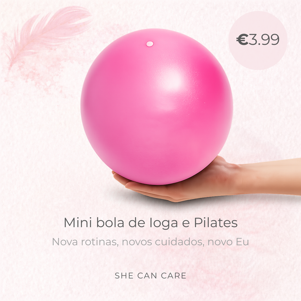 Bola de Ioga e Pilates PVC mini 25cm