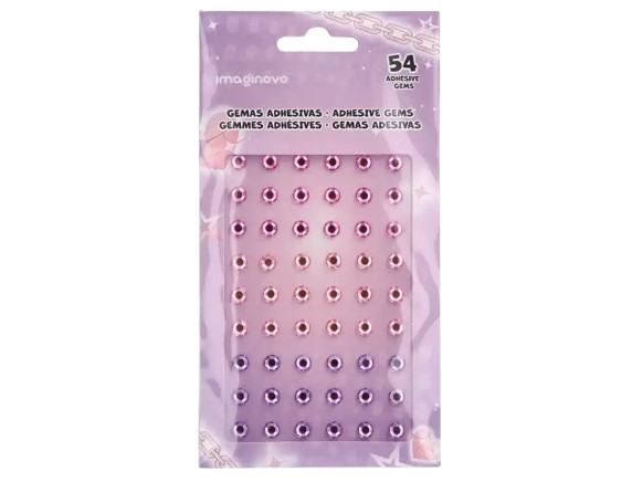 Pérolas autocolantes para decorar Diário de Desenvolvimento Pessoal em roxo e rosa
