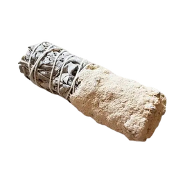 Tocha de Sálvia Branca e Copal média 10 a 12cm