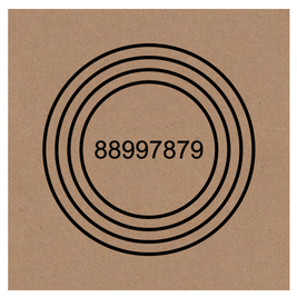 Gráfico de Radiestesia MDF cru 3,2mm 20x20 Anti Dor