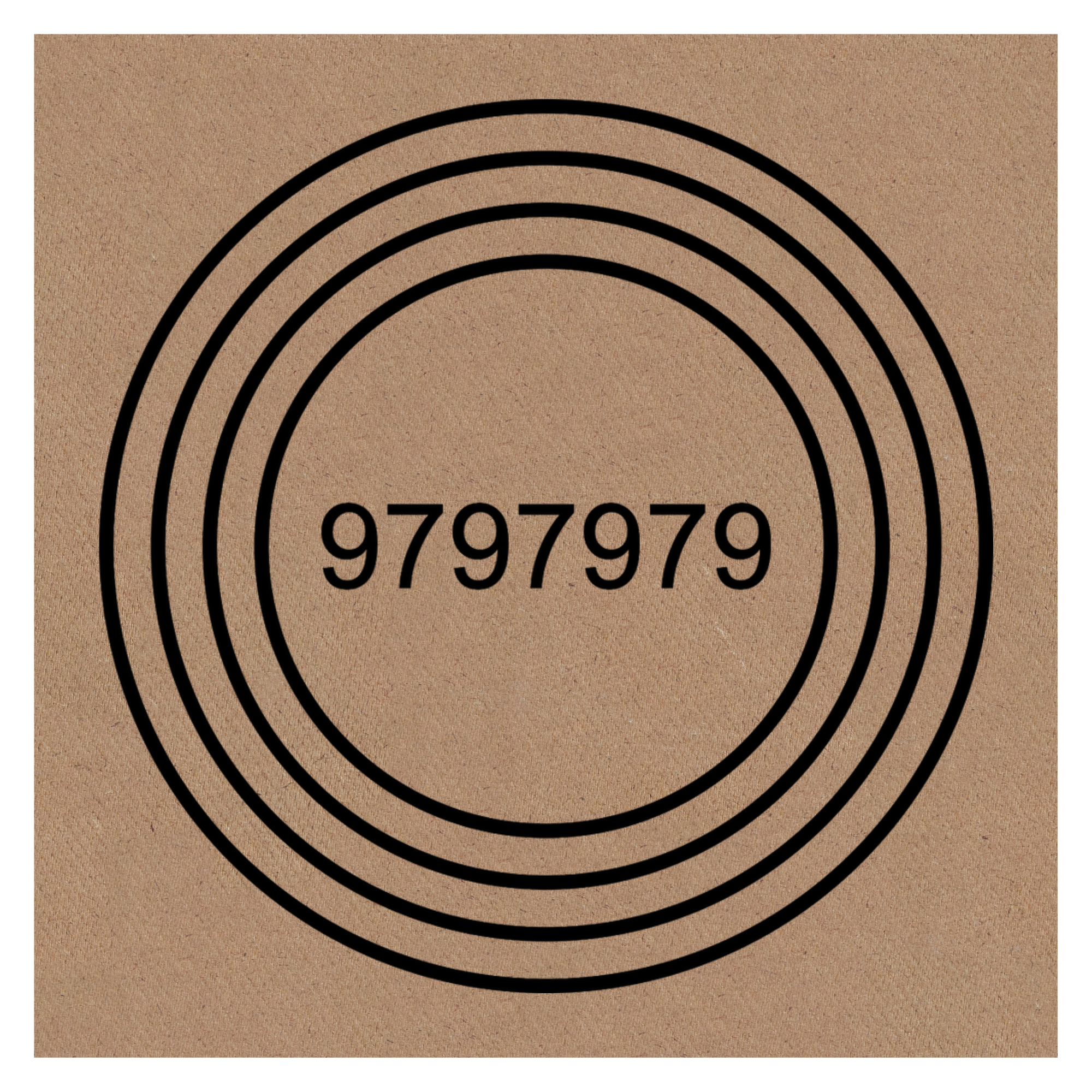 Gráfico de Radiestesia MDF cru 3,2mm 20x20 Alta Vitalidade