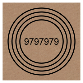 Gráfico de Radiestesia MDF cru 3,2mm 20x20 Alta Vitalidade