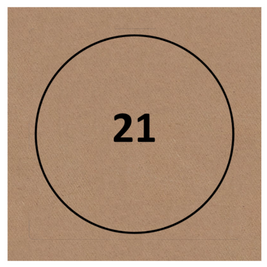 Gráfico de Radiestesia MDF cru 3,2mm 20x20 Código 21
