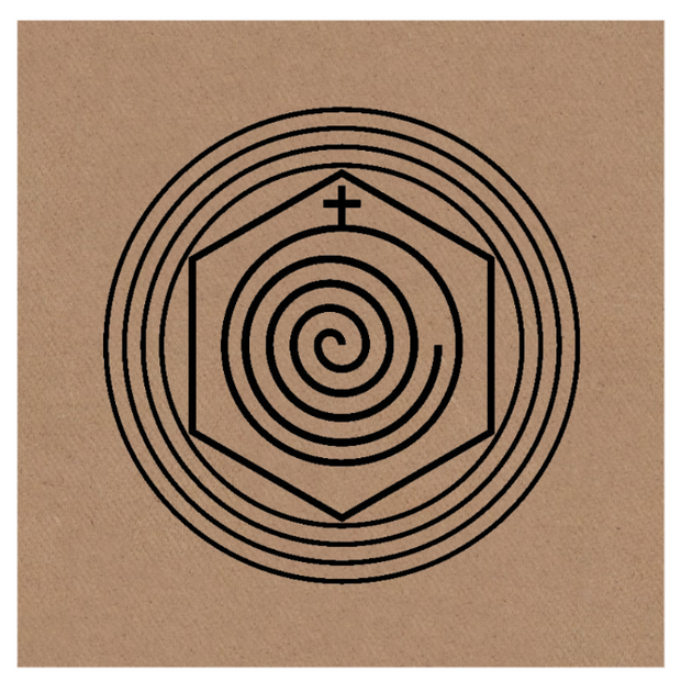 Gráfico de Radiestesia MDF cru 3,2mm 20x20 Desembaraçador Vénus