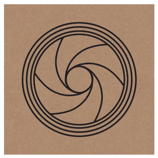 Gráfico de Radiestesia MDF cru 3,2mm 20x20 Diafragma Anti Horário