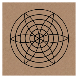 Gráfico de Radiestesia MDF cru 3,2mm 20x20 Harmonia