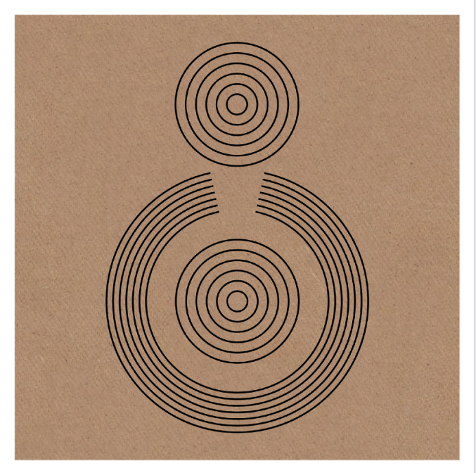 Gráfico de Radiestesia MDF cru 3,2mm 20x20 SOS Saúde