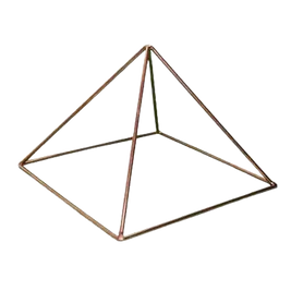 Pirâmide energética de cobre 12cm
