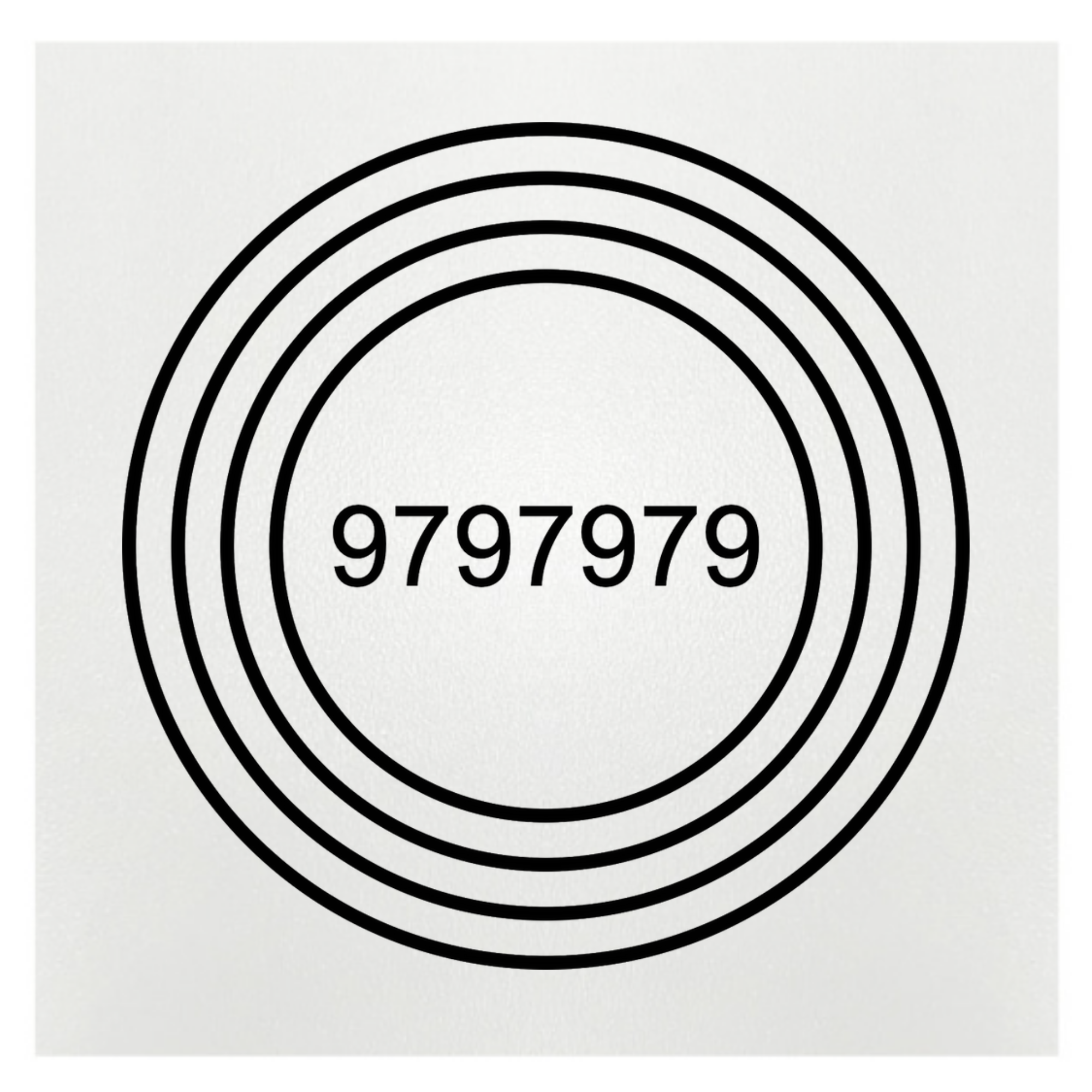 Gráfico de Radiestesia MDF branco 3,2mm 20x20 Alta Vitalidade