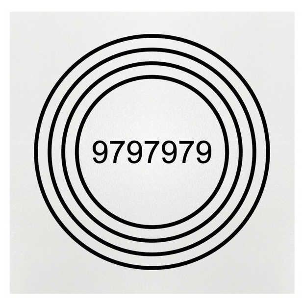 Gráfico de Radiestesia MDF branco 3,2mm 20x20 Alta Vitalidade