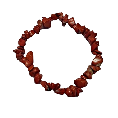 Pulseira Chip Jaspe Vermelho