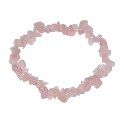 Pulseira Chip Quartzo Rosa