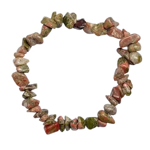 Pulseira Chip Unakite 