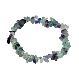 Pulseira Chip Fluorite Arco Íris