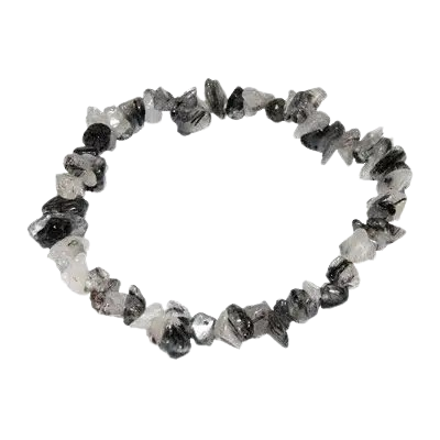Pulseira Chip Quartzo Turmalinado